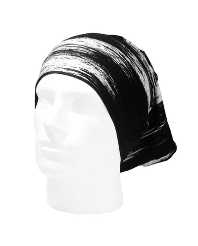 Black Rush Pro Zero Neckwarmer Neck Gaiter RUFFNEK® Black & White