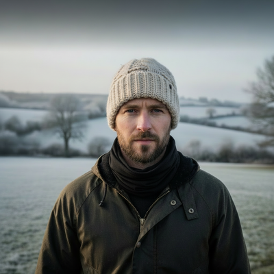Man in Plain Black RUFFNEK - Mens Snoods