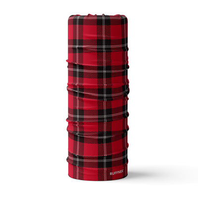 Red & Black Lumberjack Tartan Neck Scarf