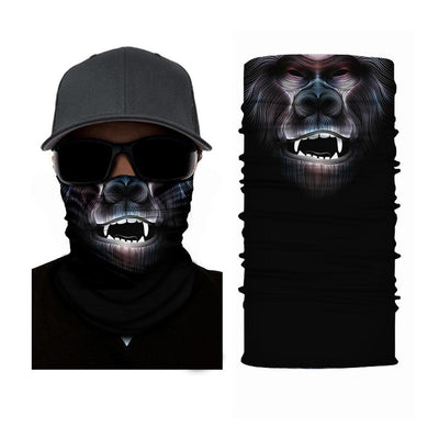 Ape Face Mask Multifunctional Scarf RUFFNEK® Black