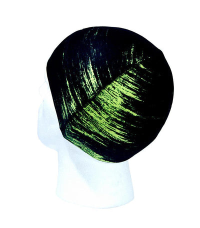 Neon Black Rush Pro Beanie Beanie hat RUFFNEK® Black & Neon Green