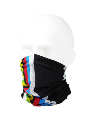 World Cycling Champion Multi Scarf – a versatile, breathable accessory for UK cyclists. Perfect for rides in all weather. #CyclingGear #UKCyclingStyle  #BikeAccessories, #MultiScarf