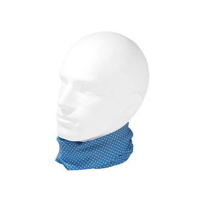 Blue Polkadot Multifunctional Scarf RUFFNEK® Blue