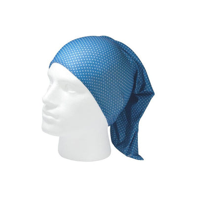 Blue Polkadot Multifunctional Scarf RUFFNEK® Blue