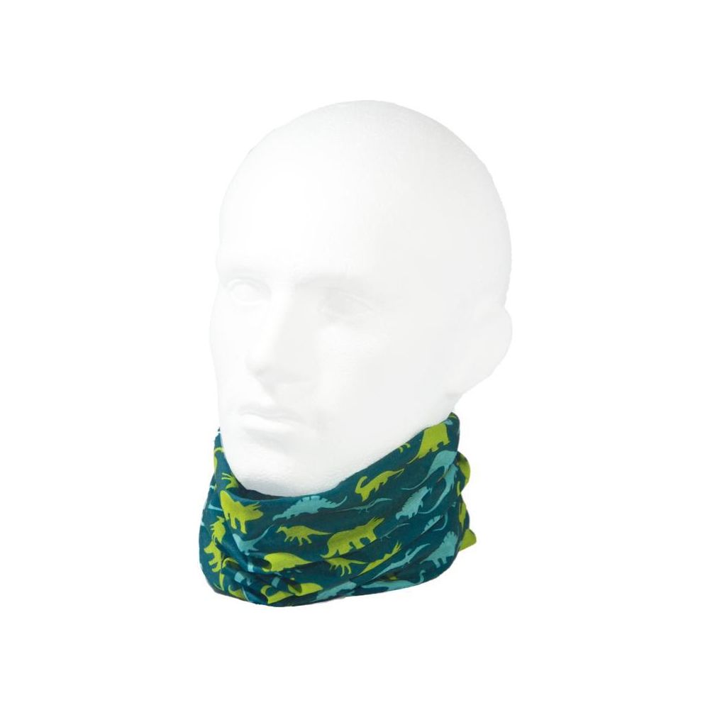 Dinosaurs Multifunctional Scarf RUFFNEK® Green/Blue