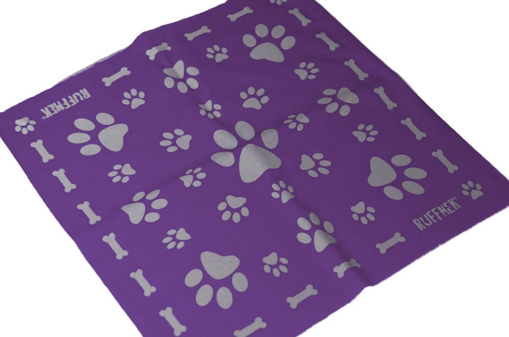 Reflective Purple Dog Snood Scarf