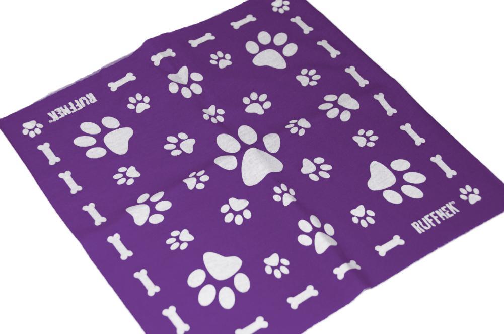 Reflective Purple Dog Snood Scarf