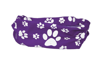 Reflective Purple Dog Snood Scarf