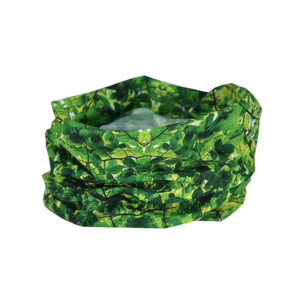 Green Leaves Camo Neck Gaiter RUFFNEK® Green