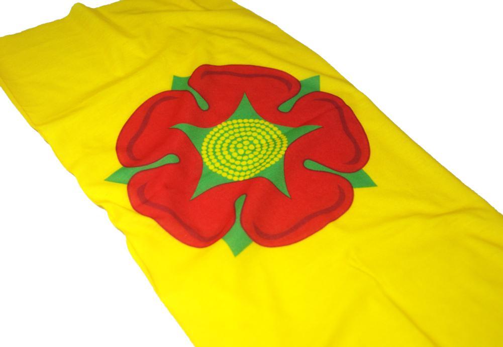 Lancashire Flag Multifunctional Scarf RUFFNEK® Yellow/Red