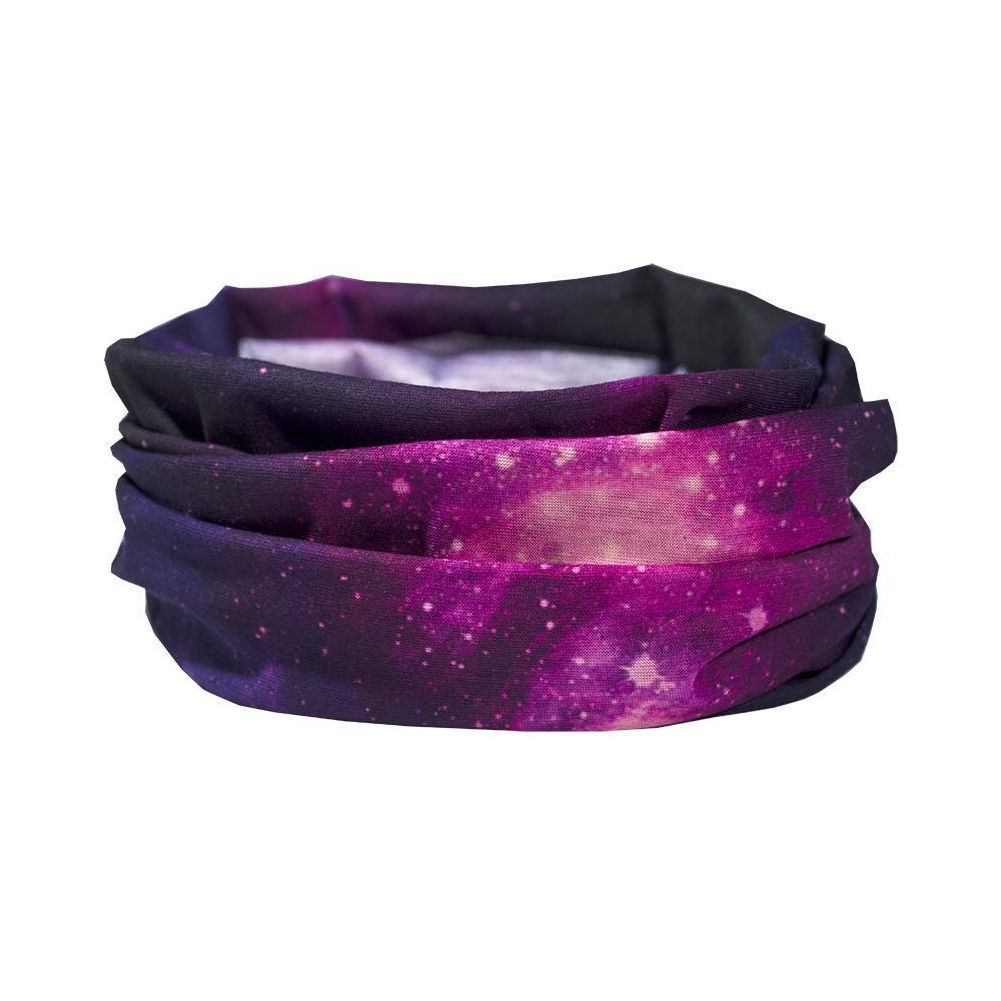 Milky Way Multifunctional Scarf RUFFNEK® Purple/Black