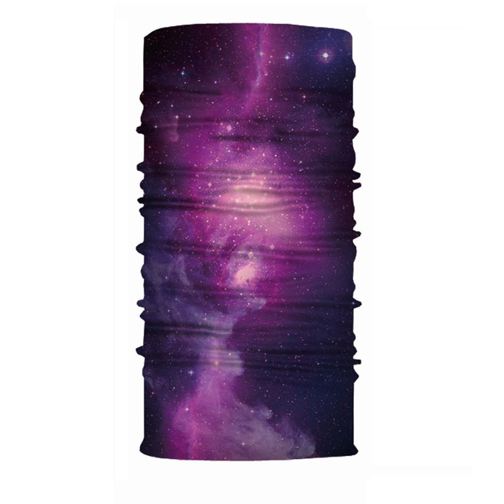 Milky Way Multifunctional Scarf RUFFNEK® Purple/Black