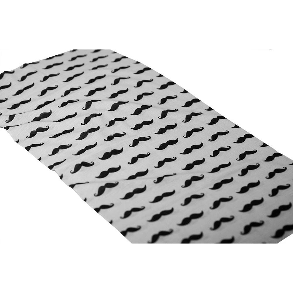 Moustache Multifunctional Scarf RUFFNEK® Grey/Black