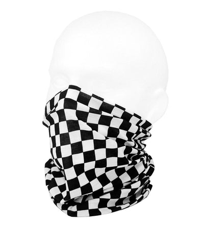 Chequerboard Multifunctional Scarf RUFFNEK® Black & White