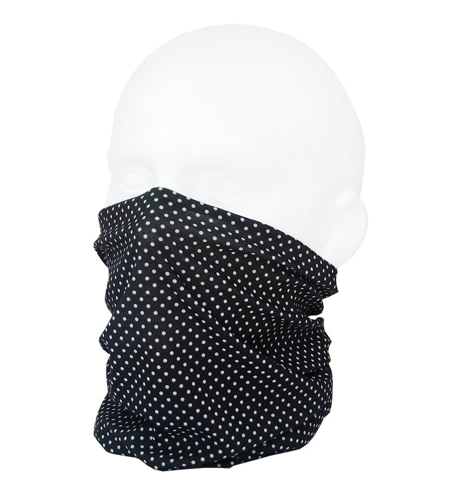 Black & White Polkadot Multi Scarf