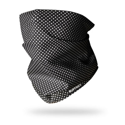 B&W Polkadot Multifunctional Scarf RUFFNEK® Black & White Polkadot