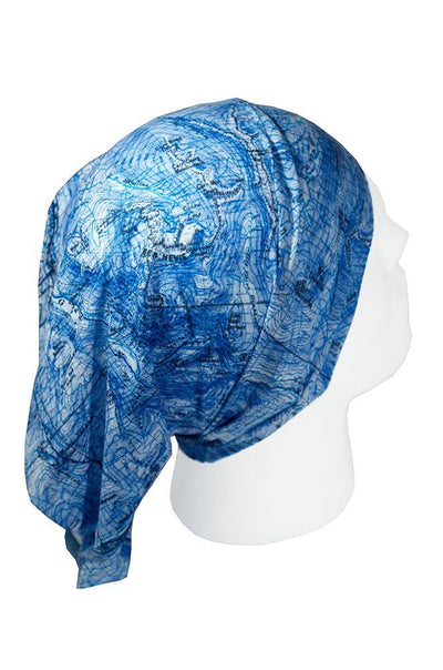 Ben Nevis - The National Three Peaks Multifunctional Scarf RUFFNEK® Blue