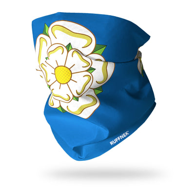 Yorkshire Rose Flag Multifunctional Scarf RUFFNEK® Blue