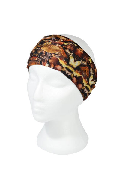 Autumn Leaves Camo Multifunctional Scarf RUFFNEK® Brown