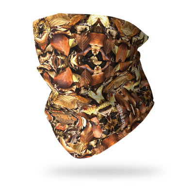 Autumn Leaves Camo Multifunctional Scarf RUFFNEK® Brown