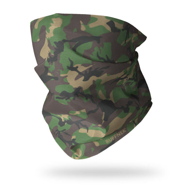 Army Woodland Camo Multifunctional Scarf RUFFNEK® Green