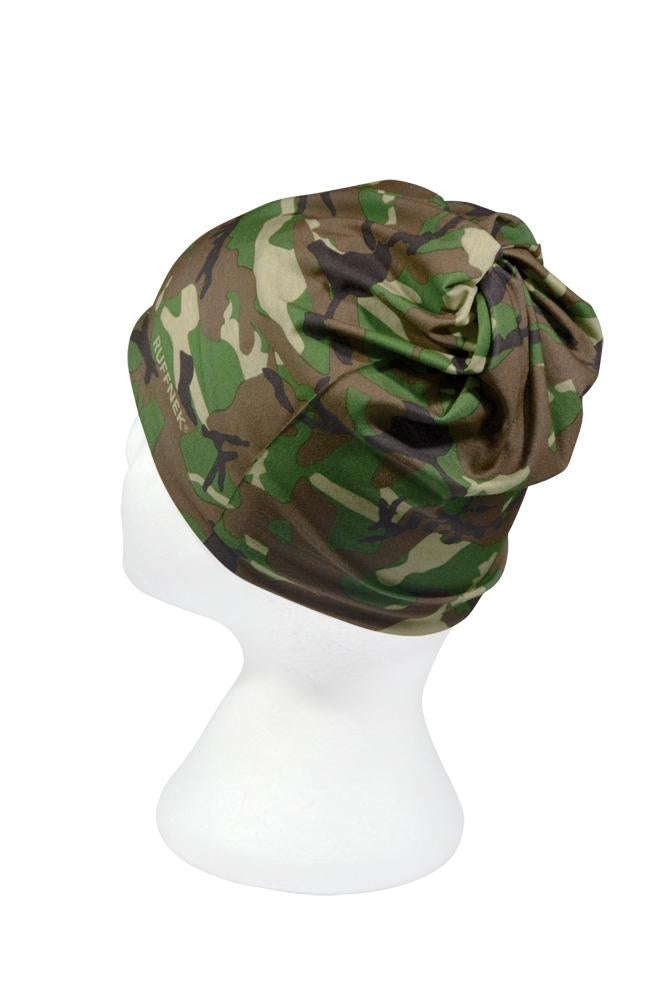 Army Woodland Camo Multifunctional Scarf RUFFNEK® Green