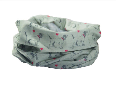 Love Dogs Snood Tube Scarf