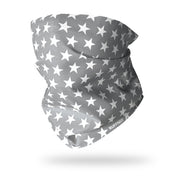 Grey Star Neck Snood Scarf Neckwarmer