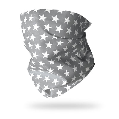 Grey Star Multifunctional Scarf RUFFNEK® Grey/White