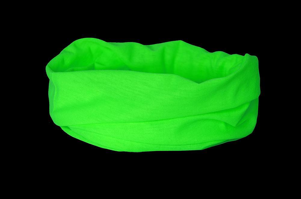 Fluorescent Green Neck Scarf