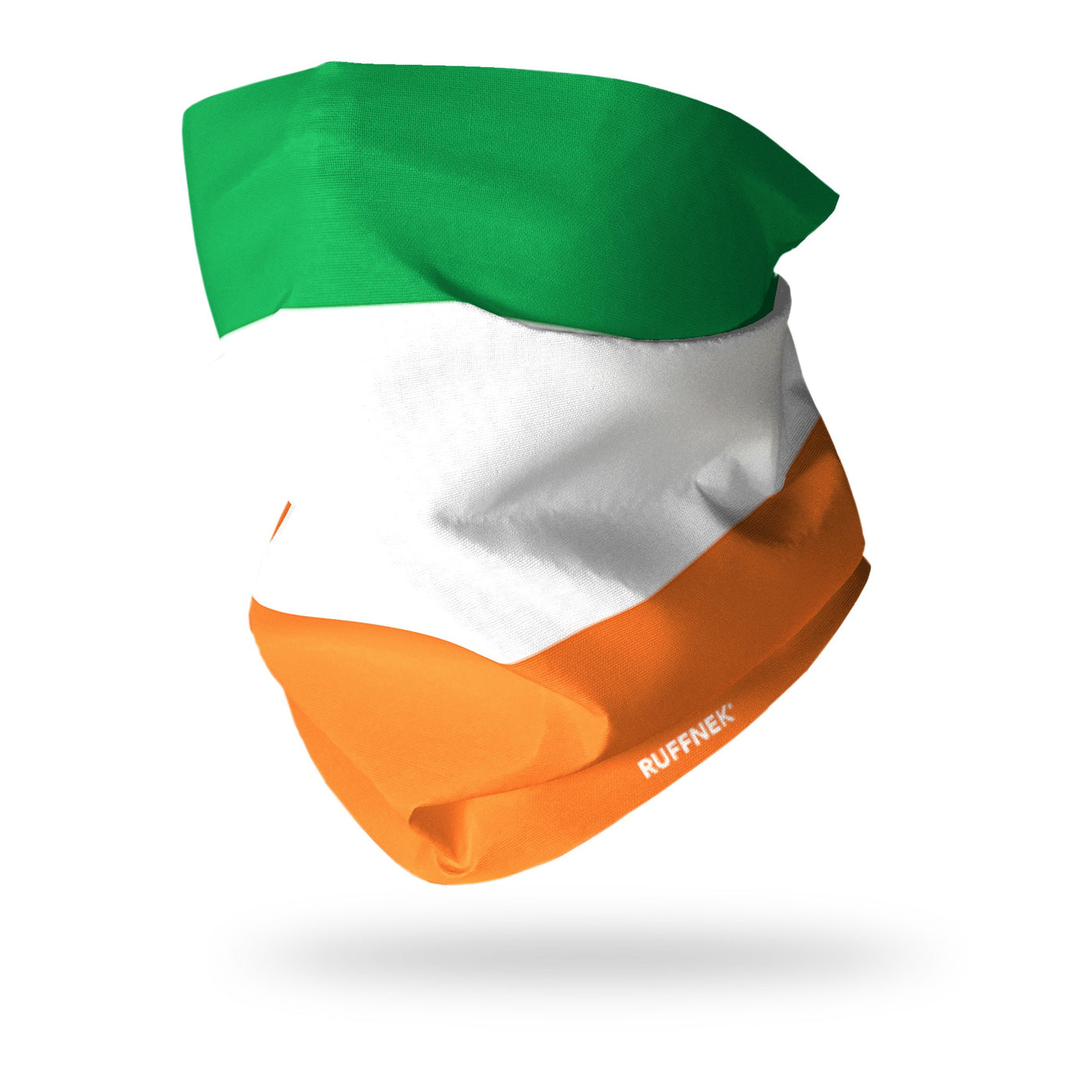 Flag of Ireland Multifunctional Scarf RUFFNEK® Orange/White/Green