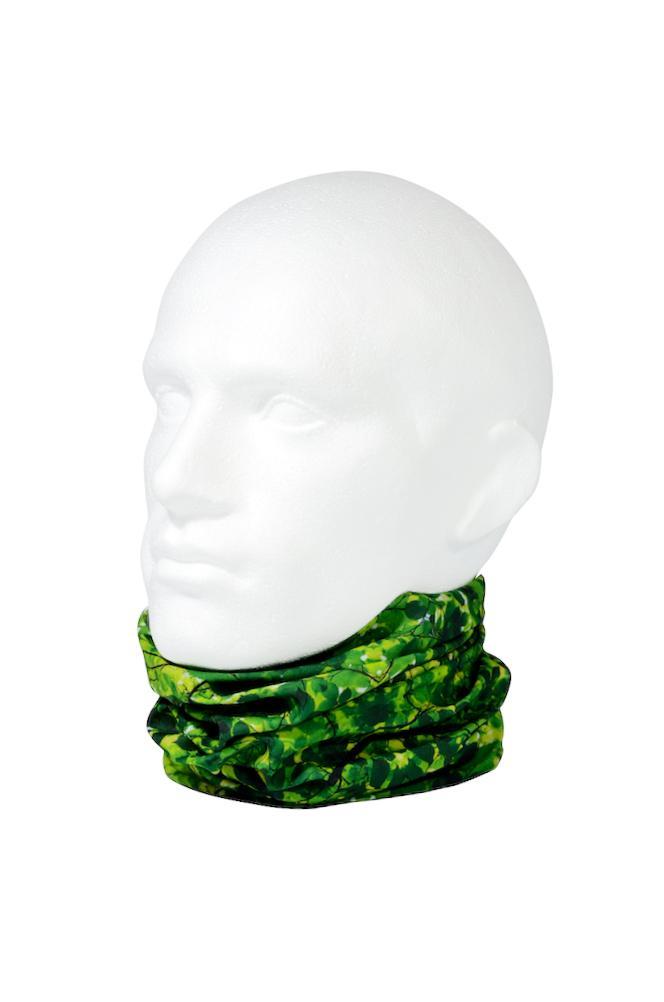 Green Leaves Camo Neck Gaiter RUFFNEK® Green