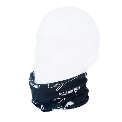 Moto Circuits Neck Gaiter RUFFNEK® One Size / Black/White