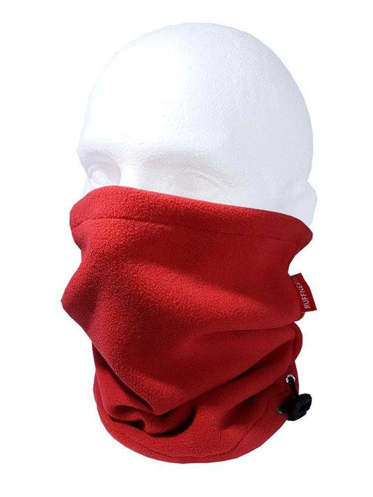 Red Pro Zero Fleece Neckwarmer - Warm Outdoor Neck Scarf – RUFFNEK