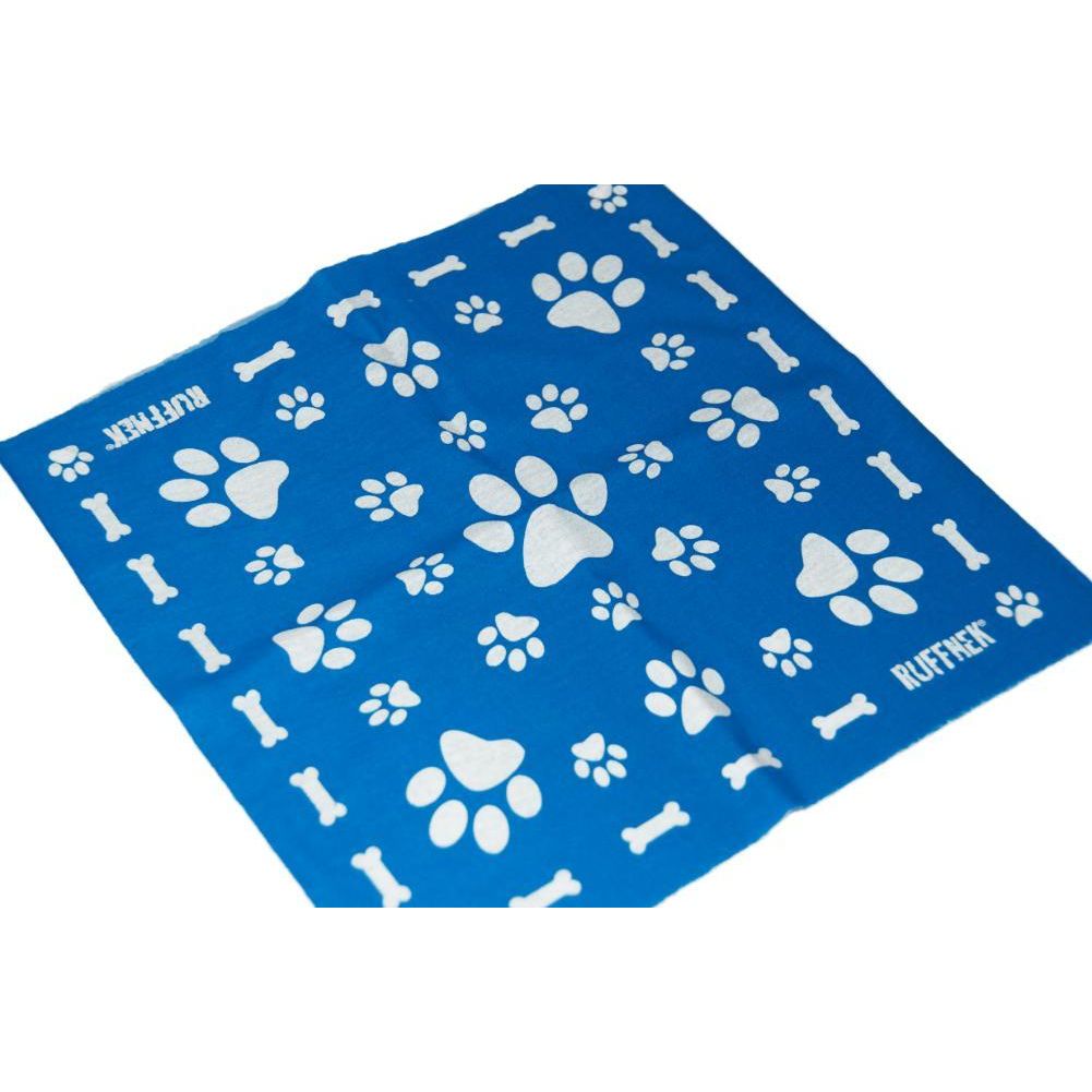 Reflective Dog Scarf/Bandana! Blue Dog Scarf RUFFNEK® Blue