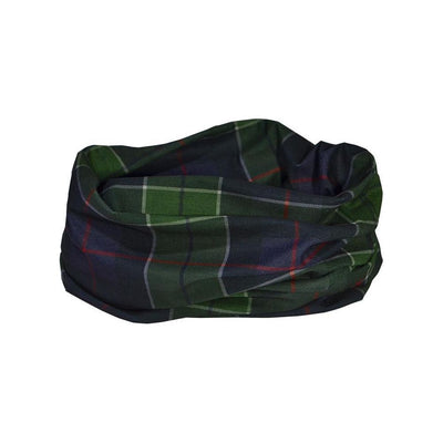 Scottish Hunting Tartan Multifunctional Scarf RUFFNEK® Navy Blue/Green Neck warmer snood