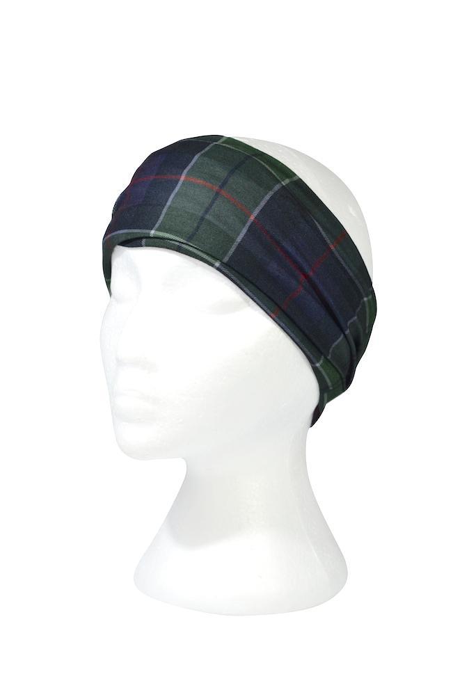 Scottish Hunting Tartan Multifunctional Scarf RUFFNEK® Navy Blue/Green Head band