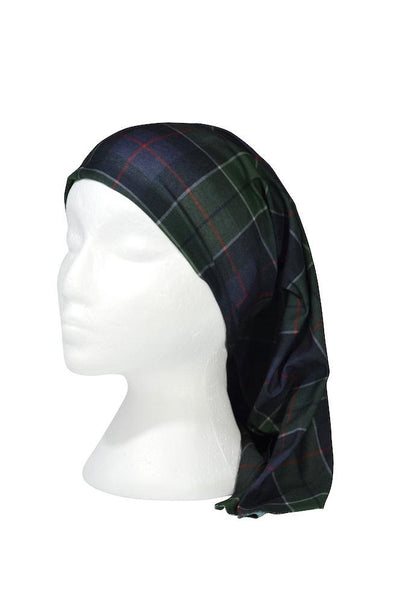 Scottish Hunting Tartan Multifunctional Scarf RUFFNEK® Navy Blue/Green Head scarf
