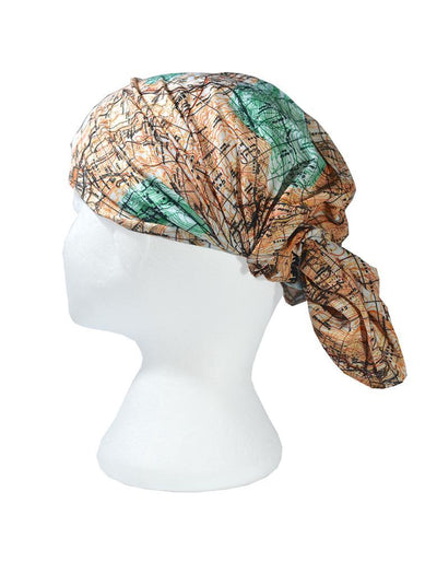 The Yorkshire 3 Peaks Multifunctional Scarf RUFFNEK® Beige/Green