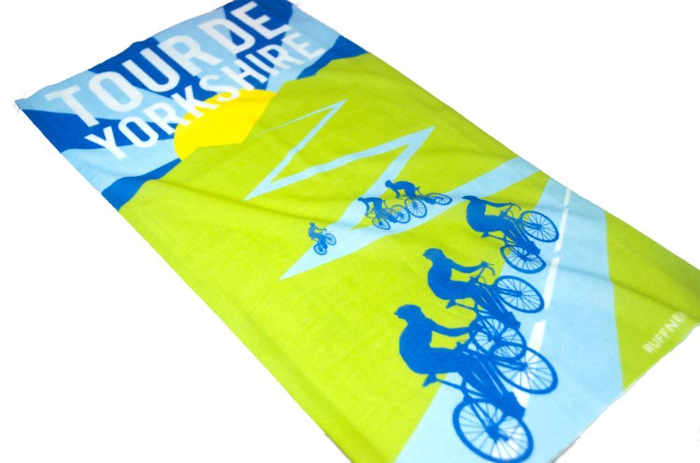 Tour de Yorkshire Multifunctional Scarf RUFFNEK® Blue/Green/Yellow