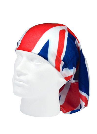 Union Jack Flag Multifunctional Scarf RUFFNEK® Red/White/Blue